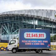 Domino’s has brought back its pizza counter back to Tottenham's stadiu  as Spurs reach a 117 day goal-drought in the Premier League