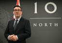 Prime Minister Andy Burnham at No 10 North in Manchester earlier in September (Oli Scarff/PA)